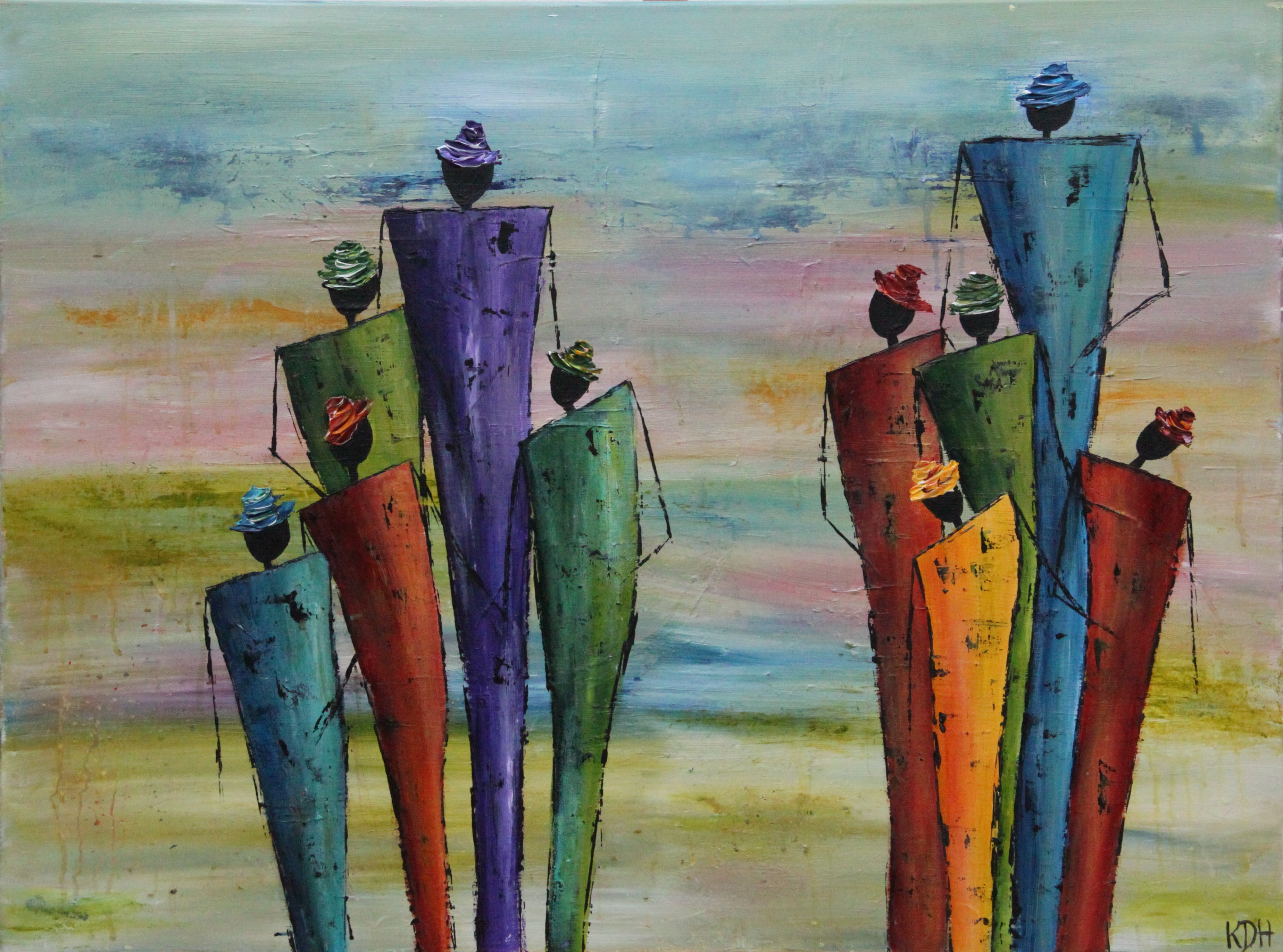 Pris kr. 3.000, 80 x 60 cm uden ramme