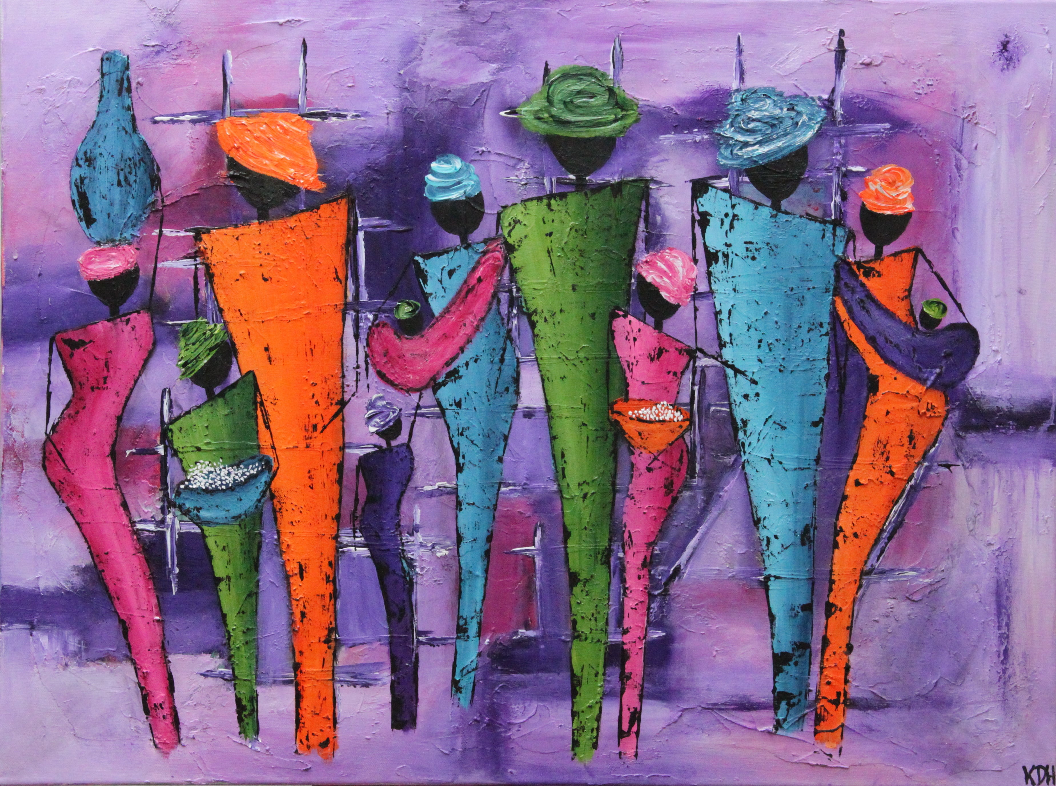 Pris kr. 3.000, 80 x 60 cm uden ramme