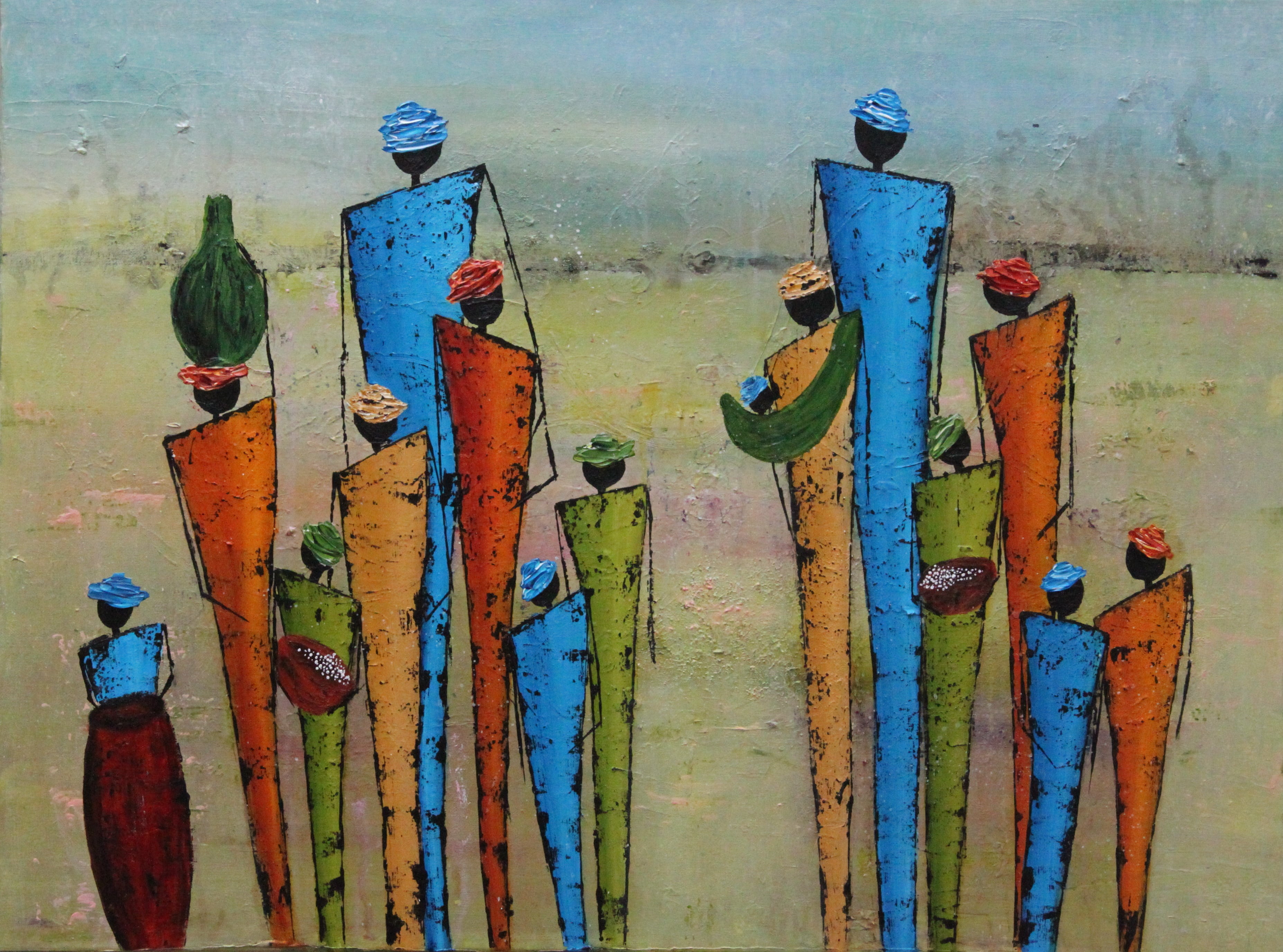 Pris kr. 3.000, 80 x 60 cm uden ramme