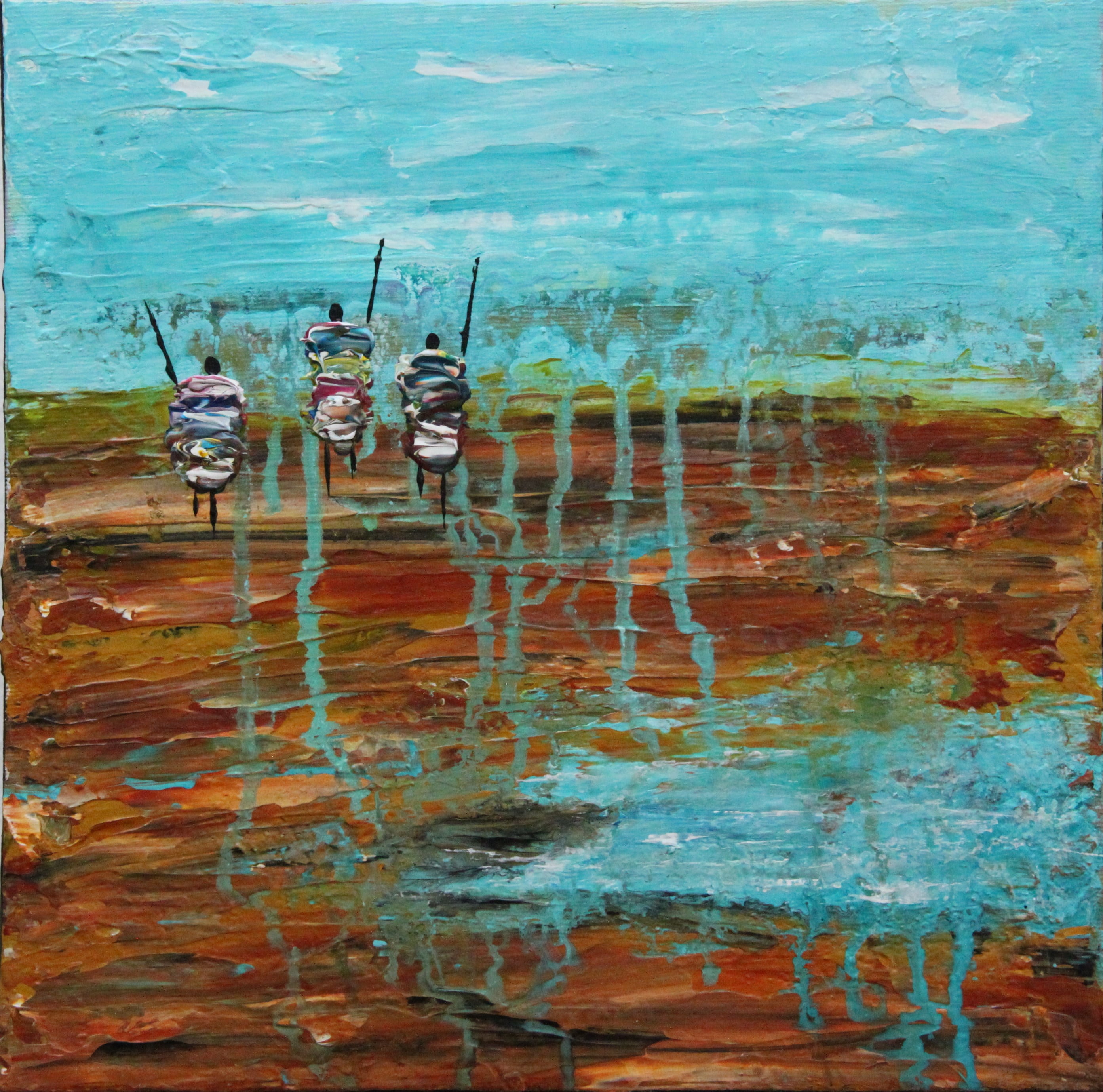 Pris kr. 600, 30 x 30 cm uden ramme