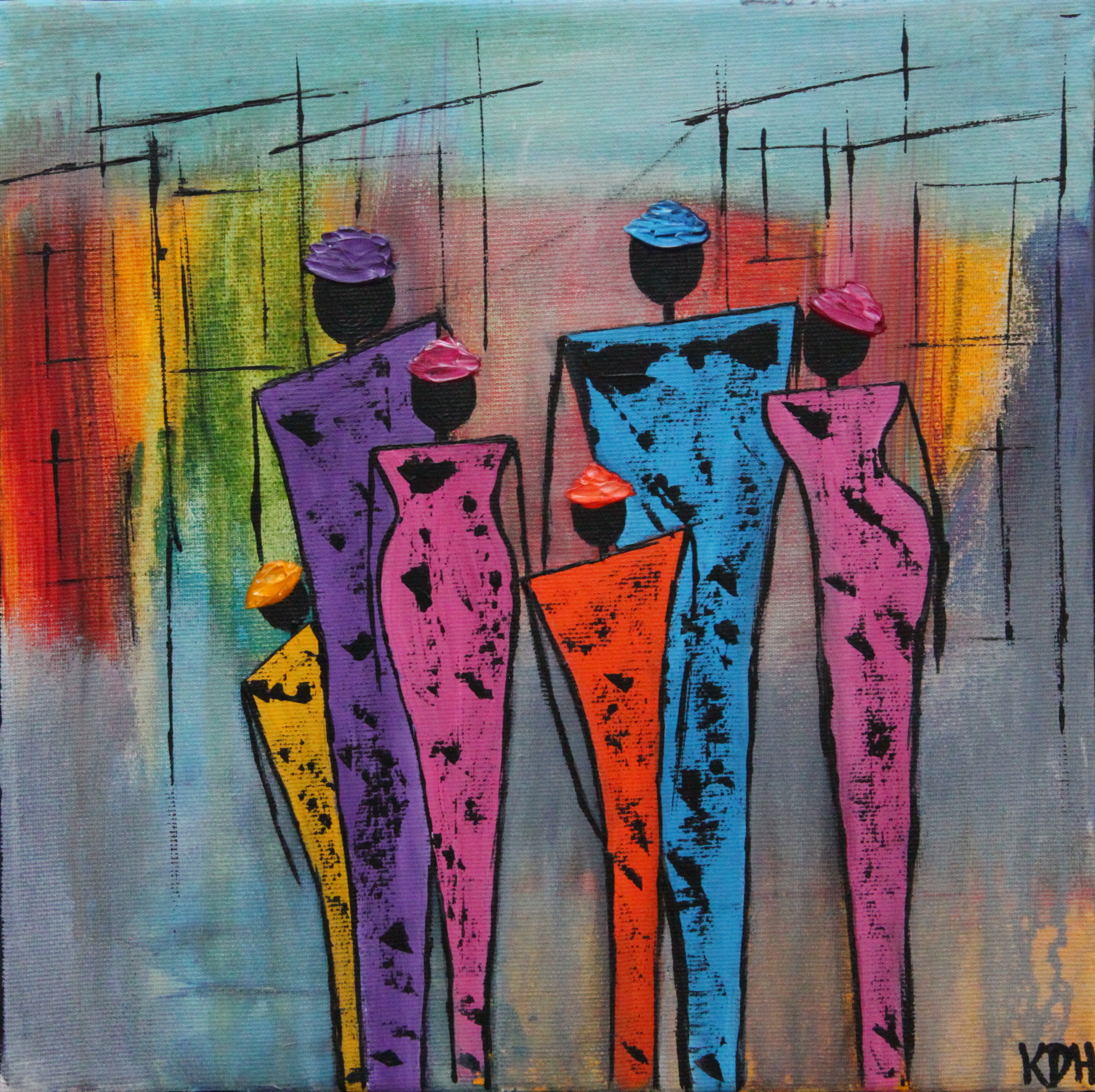 Pris kr. 600, 30 x 30 cm uden ramme