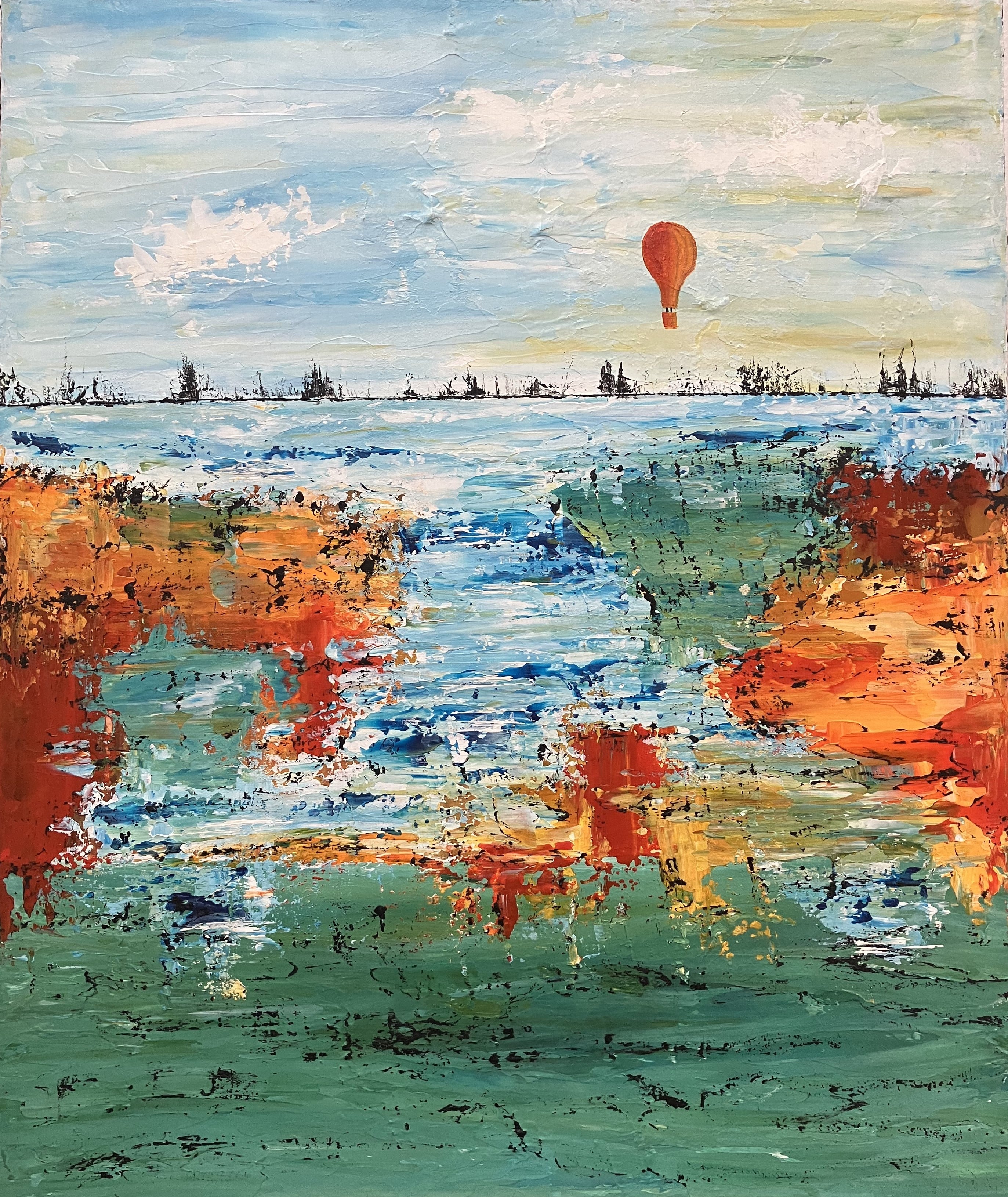 Pris kr. 2.100, 50 x 60 cm uden ramme