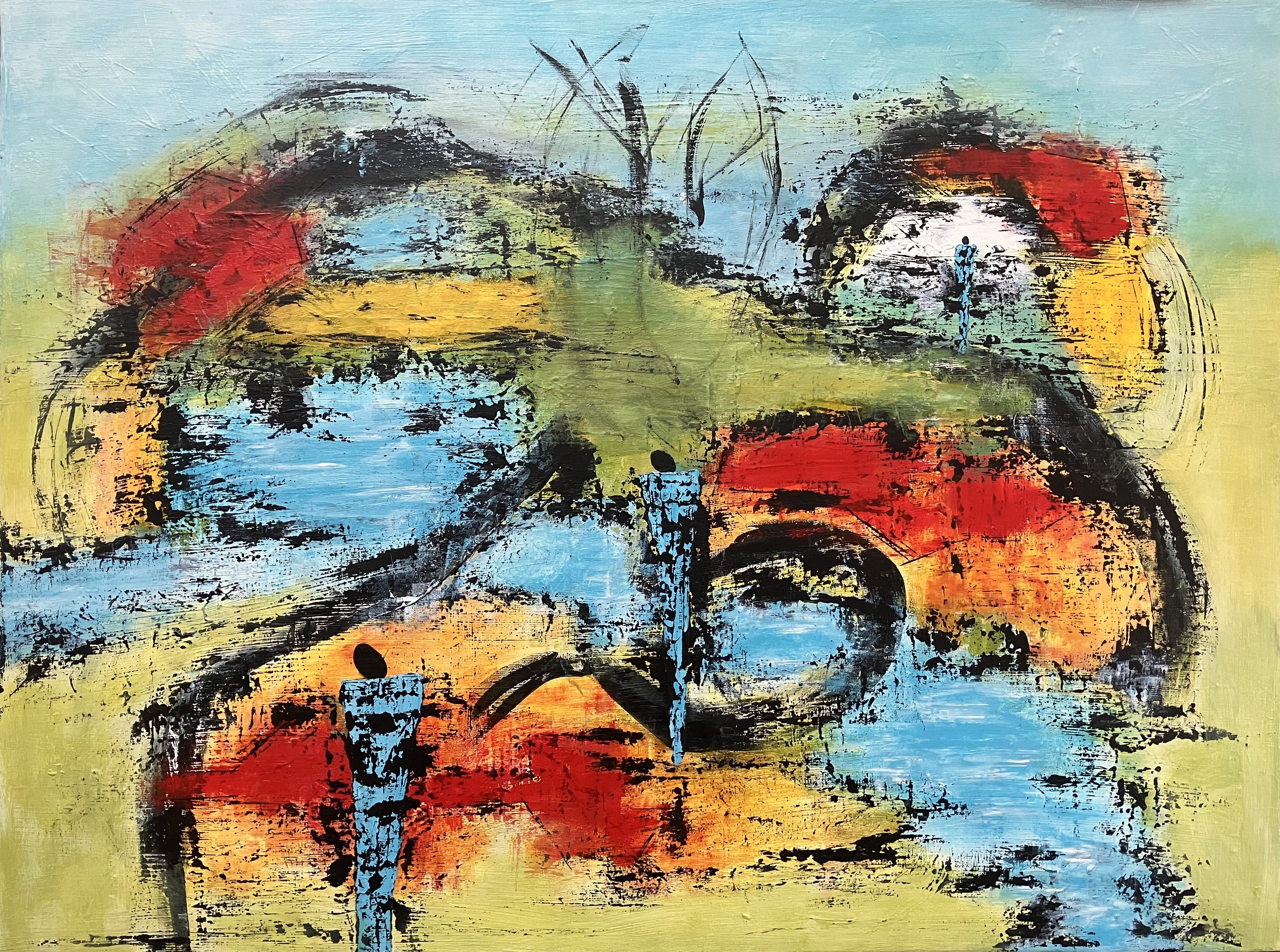 Pris kr. 3.000, 60 x 80 cm uden ramme