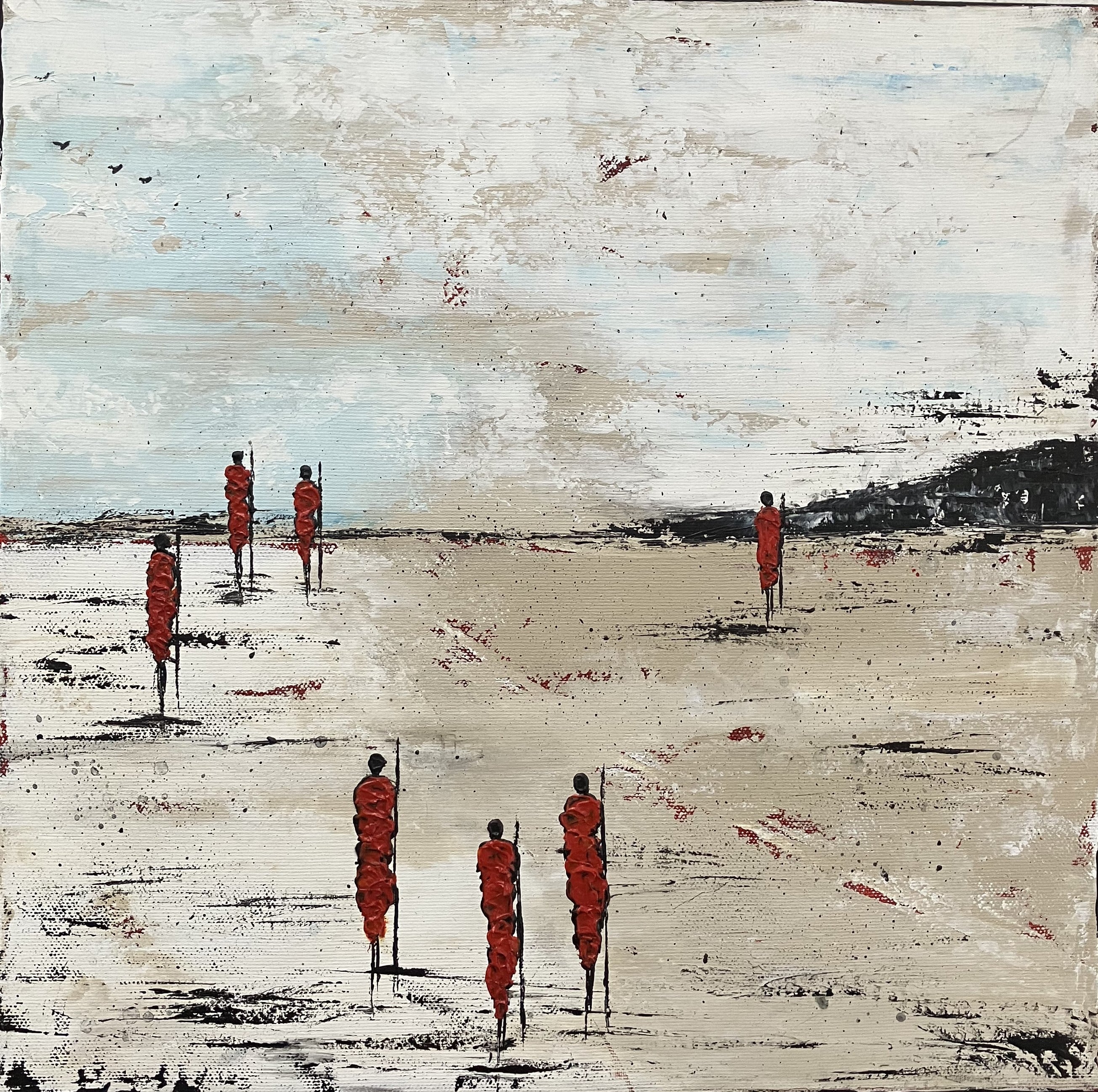 Pris kr. 1.100, 40 x 40 cm uden ramme